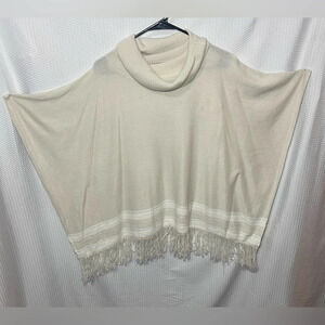 Chico’s Small Oversized Turtle Neck Poncho Sweater